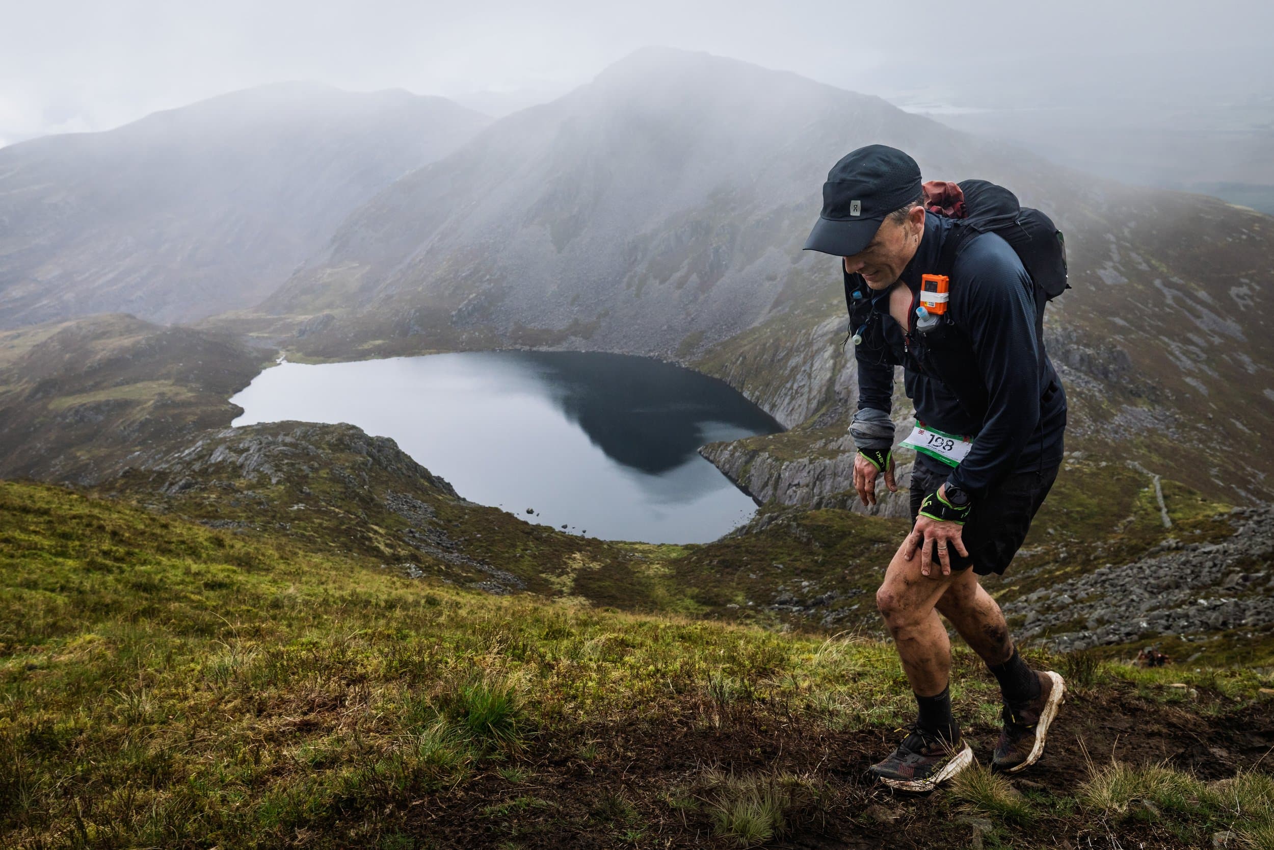 Andy Nunn taking part in an endurance trail event