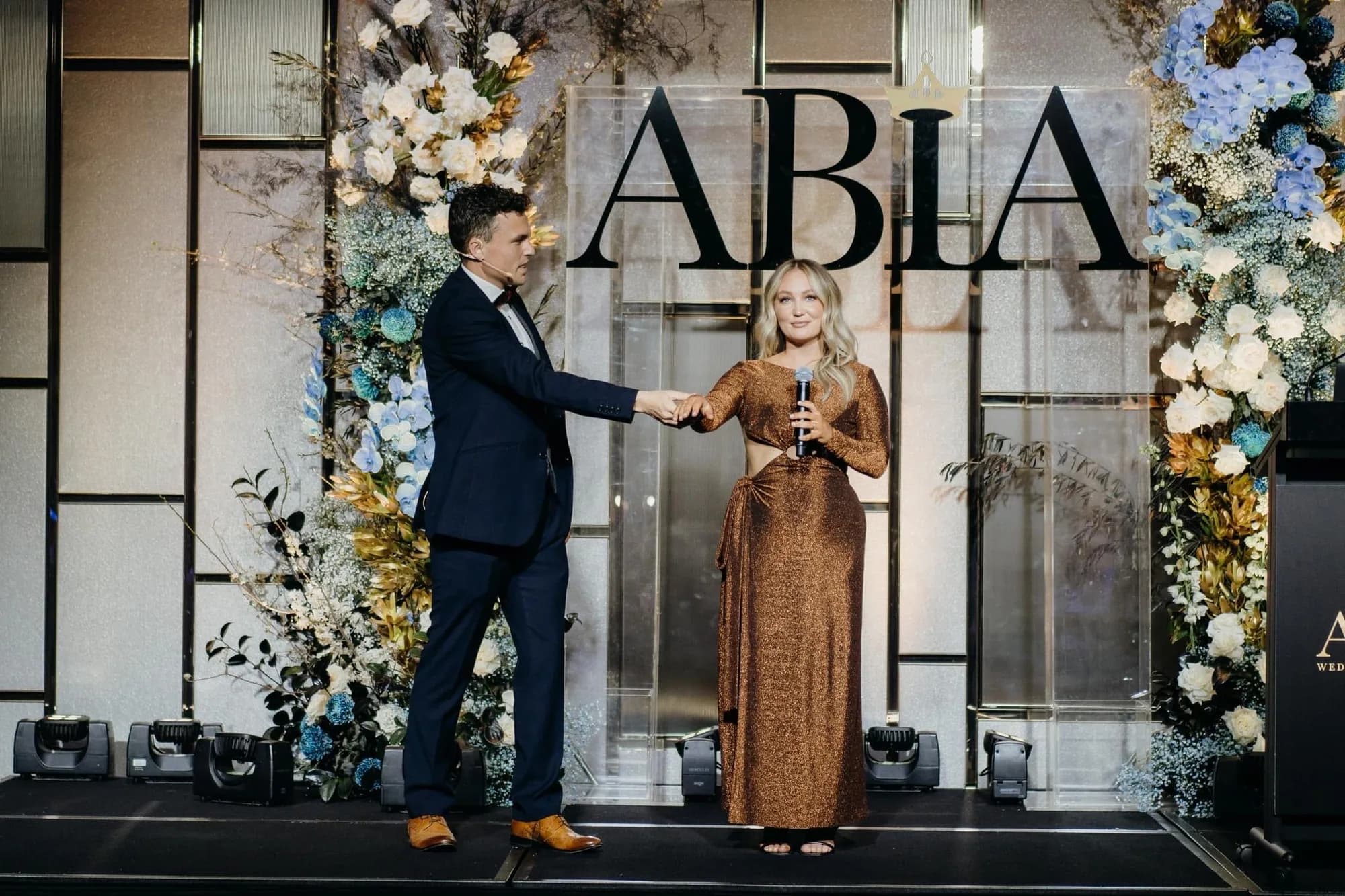 Andy Nunn performing an interactive corporate mentalism show at an awards event