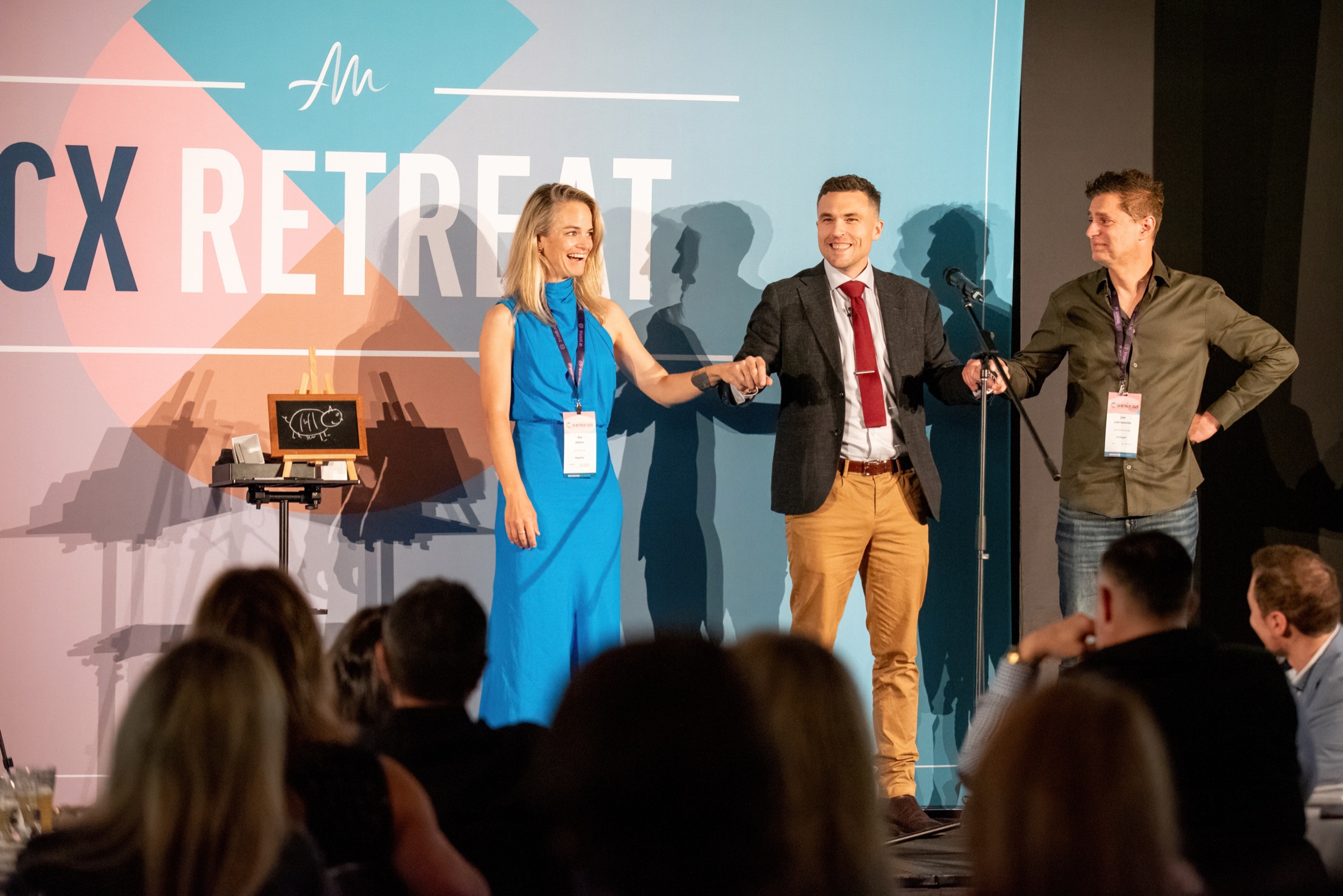 Andy Nunn engaging an audience at a corporate retreat in New Zealand